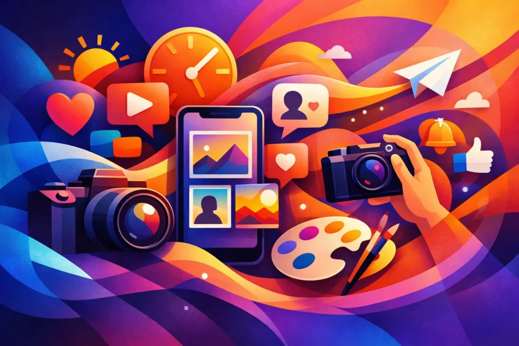 Batch Social Media Content Photos in One Afternoon
