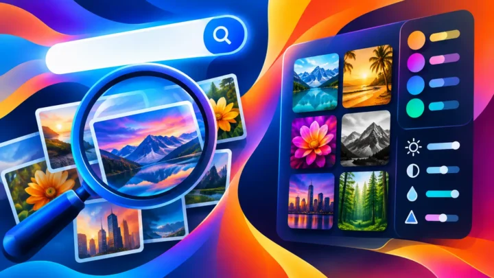 Keyword Search Versus Visual Filters for Photos